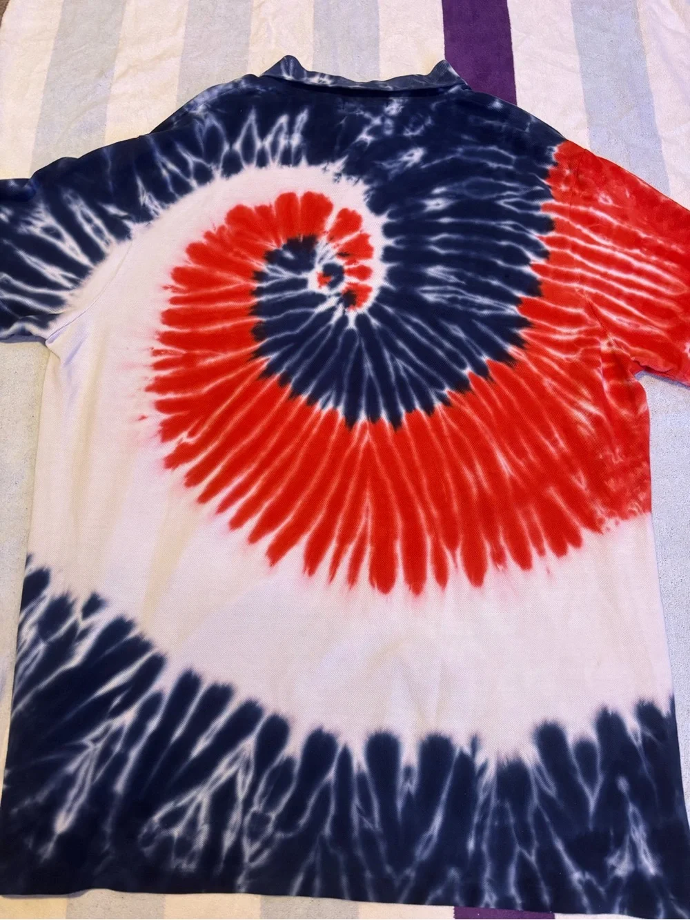 Polo Ralph Lauren Tie Dye Custom Fit Polo Shirt